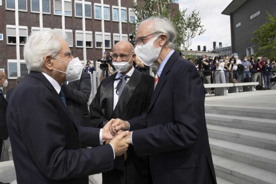 Sergio Mattarella e Renzo Piano
