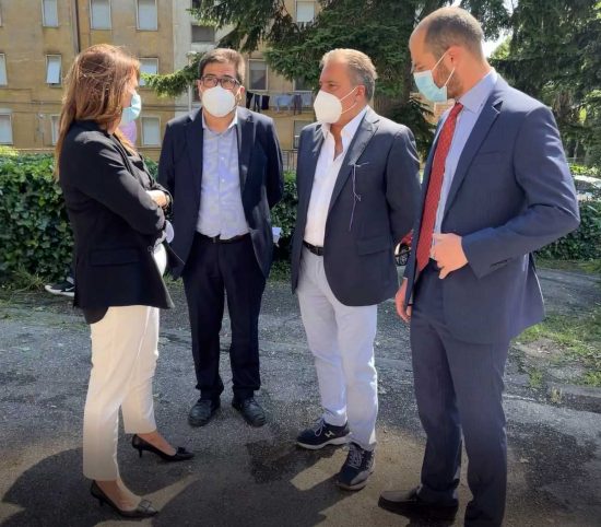 Ronciglione - La visita dell'assessore regionale D'Amato alla casa della salute