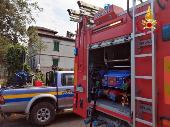 Intervento a Oriolo Romano