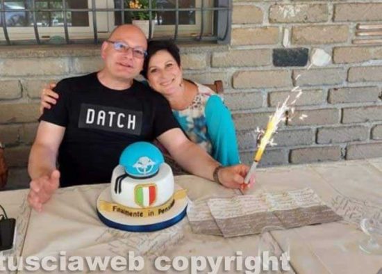 Capranica - Riccardo Di Francescantonio e la moglie Paola