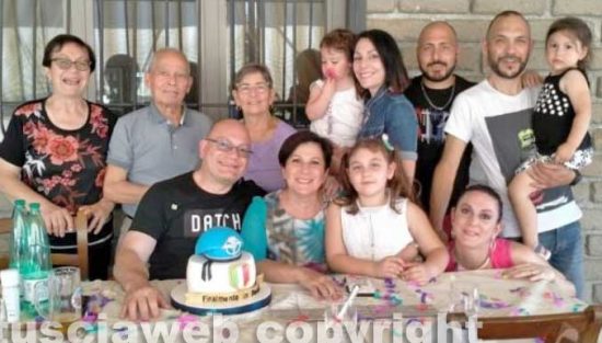 Capranica - Riccardo Di Francescantonio e la famiglia