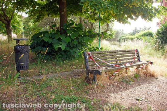 Viterbo - Il giardino della lettura dedicato ad Alessandro Vismara