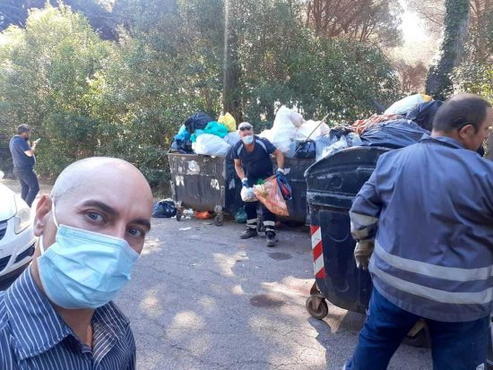 Tarquinia - La pulizia della discarica in località Spinicci