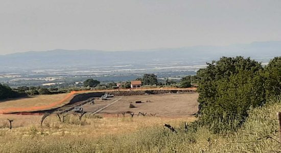 Montefiascone - Allevamento intensivo di galline ovaiole - Inizio cantiere