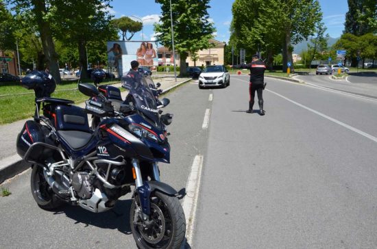 Rieti - Le nuove moto a disposizione dei carabinieri