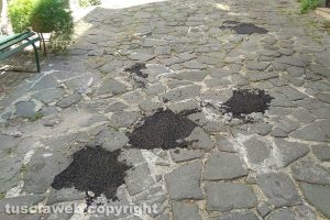 Viterbo - I lavori a Roccalvecce