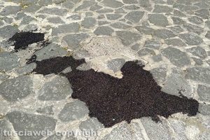 Viterbo - I lavori a Roccalvecce