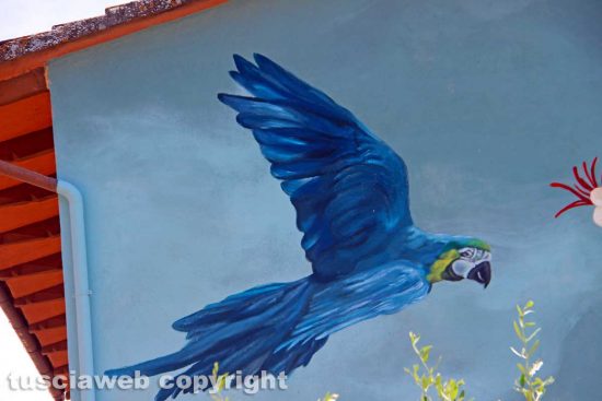 Viterbo - Sant'Angelo - Il murale Dal pensiero al sogno