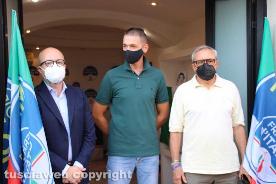 Viterbo - FdI - L'inaugurazione del circolo a Grotte Santo Stefano