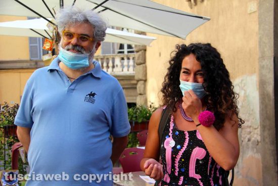 Viterbo - Gianfranco Fragomeni e Roberta Sperduti