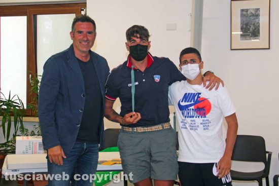Sport - Calcio - Il premio Etrusco - Lucarelli e Vallorani