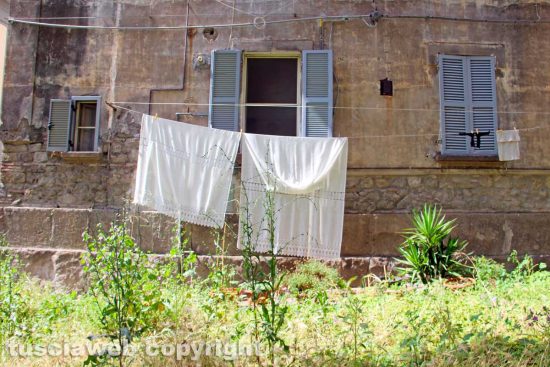 Viterbo - Il caseggiato popolare tra via Vagni e via del Massaro