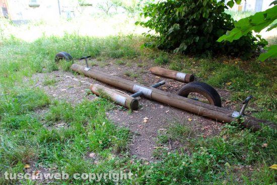 Viterbo - Il caseggiato popolare tra via Vagni e via del Massaro