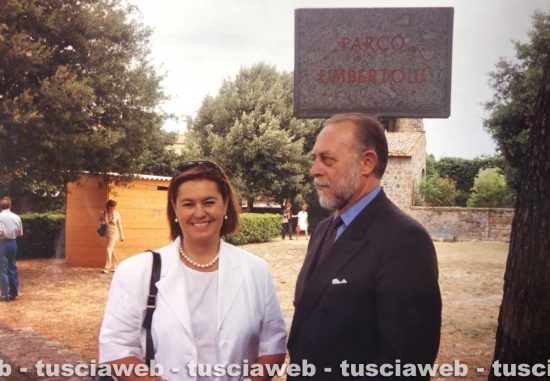 Amedeo di Savoia, duca d’Aosta, in visita nella Tuscia nel 2001