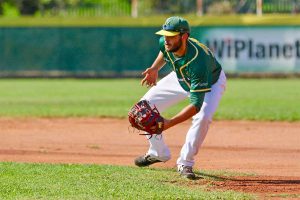 Sport - Baseball - Montefiascone - Michele Testa in prima base