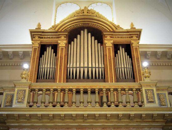L'organo del duomo di Tarquinia