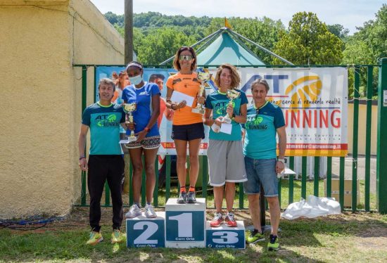 Sport - Atletica - Il podio della Corri Orte femminile