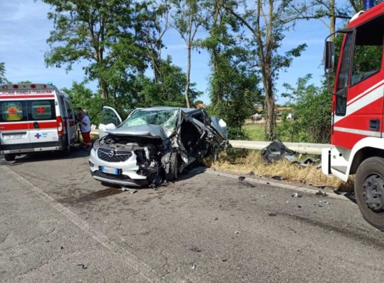 Viterbo - Incidente sulla Cassia Nord