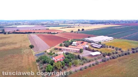 Viterbo - Castel d'Asso vista dall'alto