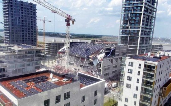 Anversa - La scuola crollata