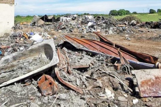Monterosi - Incendio nella discarica abusiva
