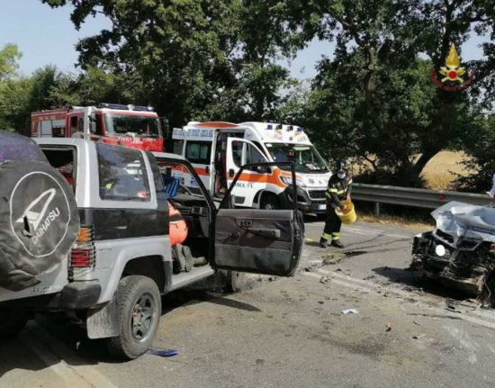 Ladispoli - Incidente su via Aurelia