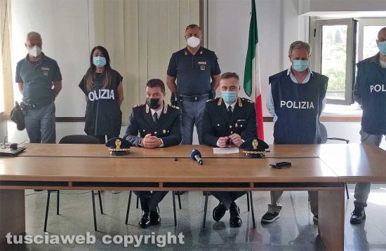 Viterbo - Questura - Roberto D'Amico e Alessandro Tundo