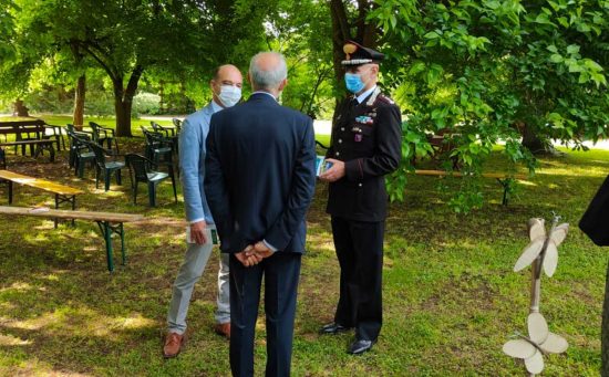 Viterbo - Cerimonia all'orto botanico