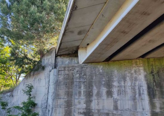 Montalto di Castro - Il cavalcavia che passa sopra via della Stazione