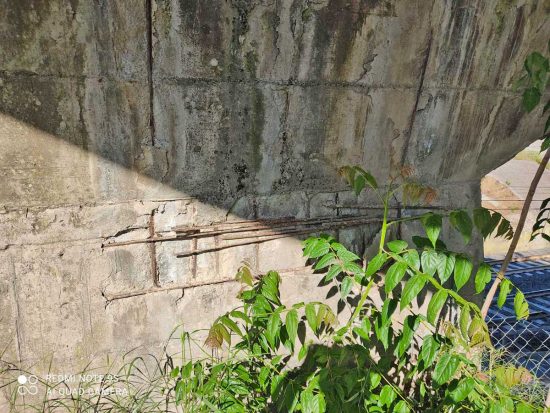 Montalto di Castro - Il cavalcavia che passa sopra via della Stazione