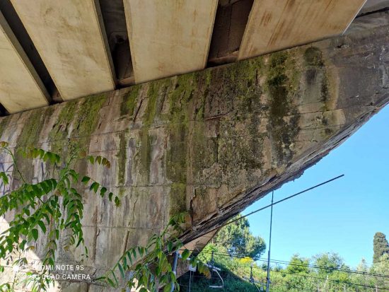 Montalto di Castro - Il cavalcavia che passa sopra via della Stazione