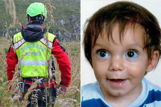 Scompare a 2 anni, corsa contro il tempo per trovare Nicola prima che faccia buio