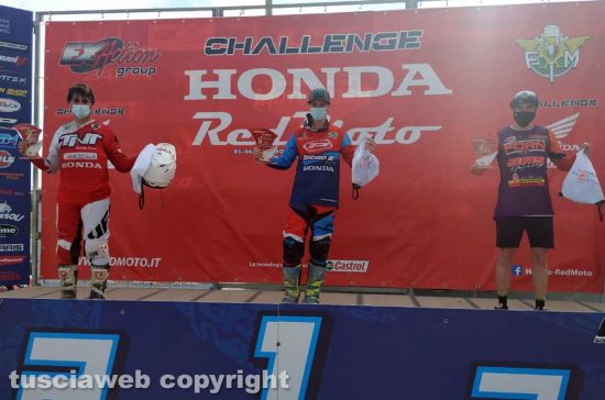 Sport - Motocross - Alessandro Brugnoni sul podio del challenge Red moto a Cavallara