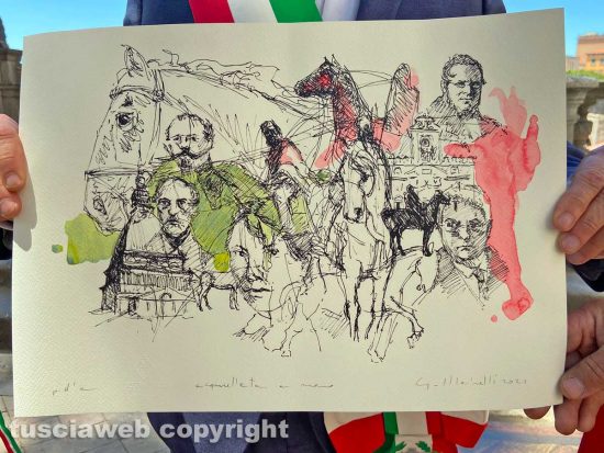 Viterbo - La pergamena commemorativa del 2 giugno