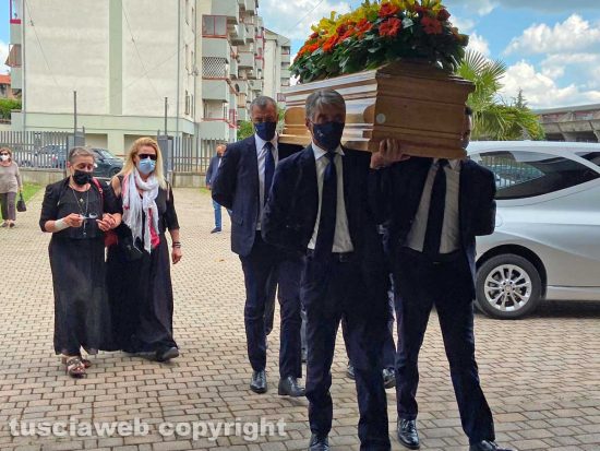 Viterbo - I funerali di Giuseppe Santoni