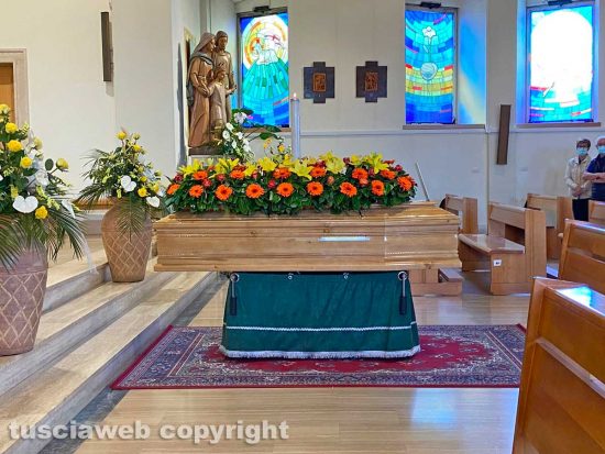 Viterbo - I funerali di Giuseppe Santoni