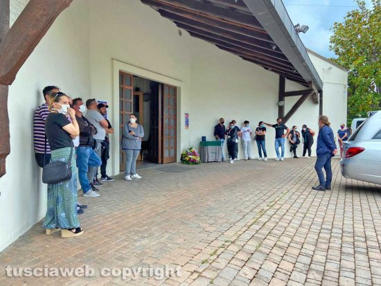 Viterbo - I funerali di Giuseppe Santoni