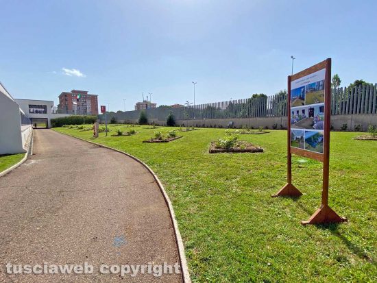 Viterbo - Il giardino della solidarietà del Palazzo di giustizia