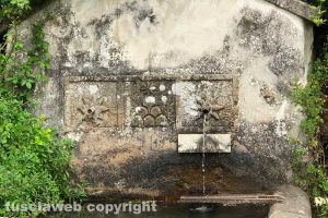 Viterbo - Lo storico lavatoio della famiglia Chigi