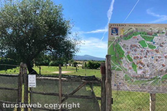 Viterbo - Il Bagnaccio chiuso