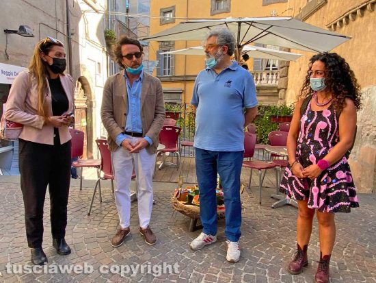 Viterbo - Alessia Mancini, Marco De Carolis, Gianfranco Fragomeni e Roberta Sperduti