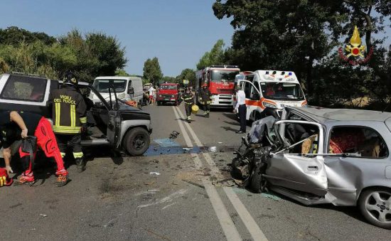 Ladispoli - Incidente su via Aurelia