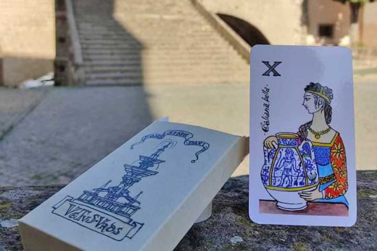 Le carte da gioco di Marco Guglielmi ispirate alla storia di Viterbo