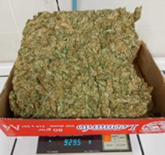 La droga sequestrata dai carabinieri