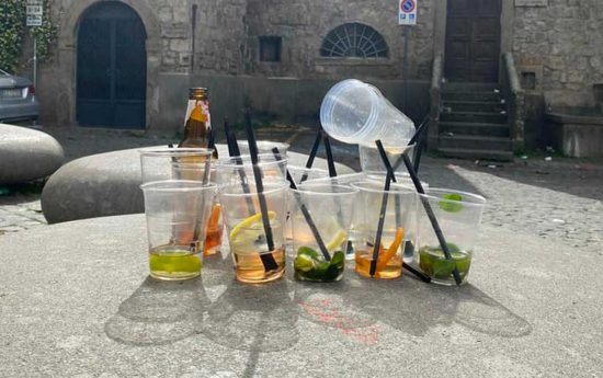 Viterbo - Centro storico sporco