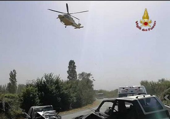 Ladispoli - Incidente su via Aurelia