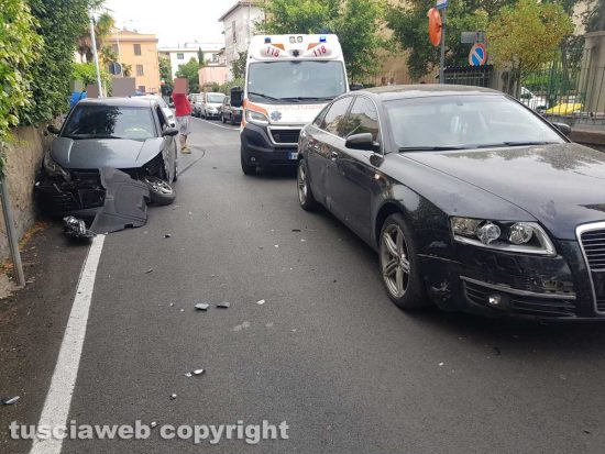 Viterbo - Scontro tra via Istria e via Pola