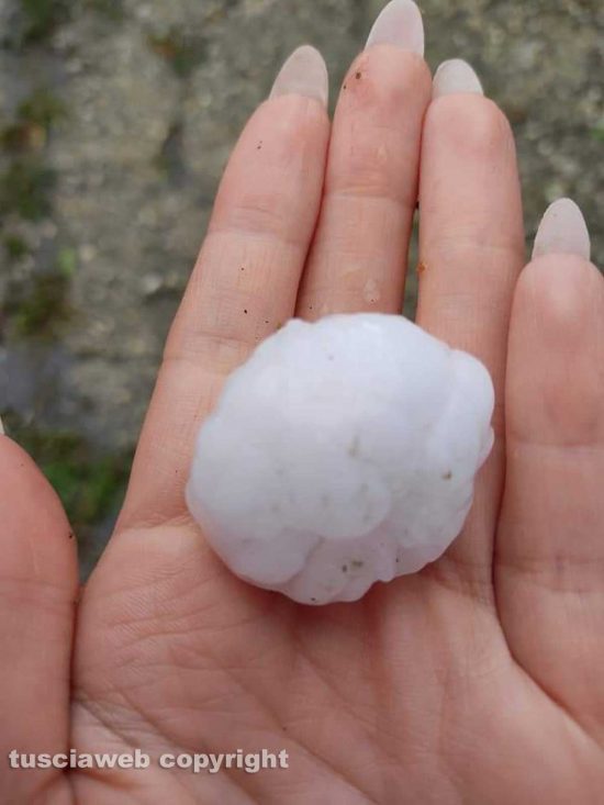 Grandine a Capranica