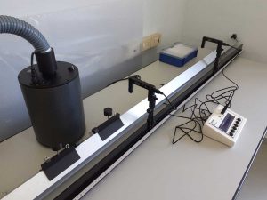 Tarquinia - Gli strumenti nel laboratorio del liceo scientifico Iiss Cardarelli