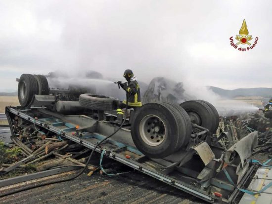 Civitavecchia - Incidente sulla A12